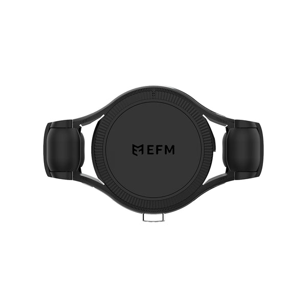 EFM 15W Wireless Car Vent Mount Charger With 18W Car Charger - Graphite-Graphite