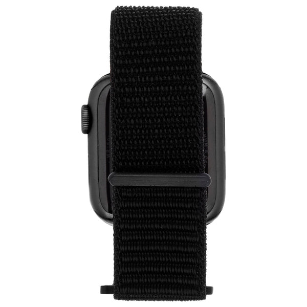 Case-Mate Nylon Watch Band For Apple Watch Series 4/5/6/SE 42-44mm-Nylon Black