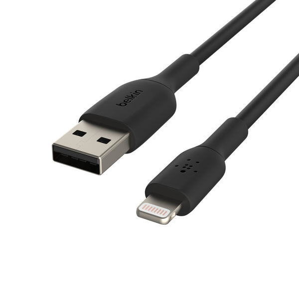 Belkin BoostCharge Lightning to USB-A Cable For Apple devices - Black -Black