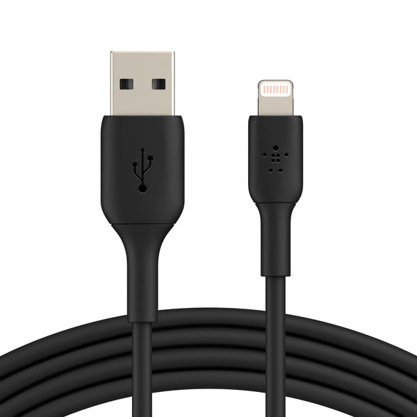 Belkin BoostCharge Lightning to USB-A Cable For Apple devices - Black -Black