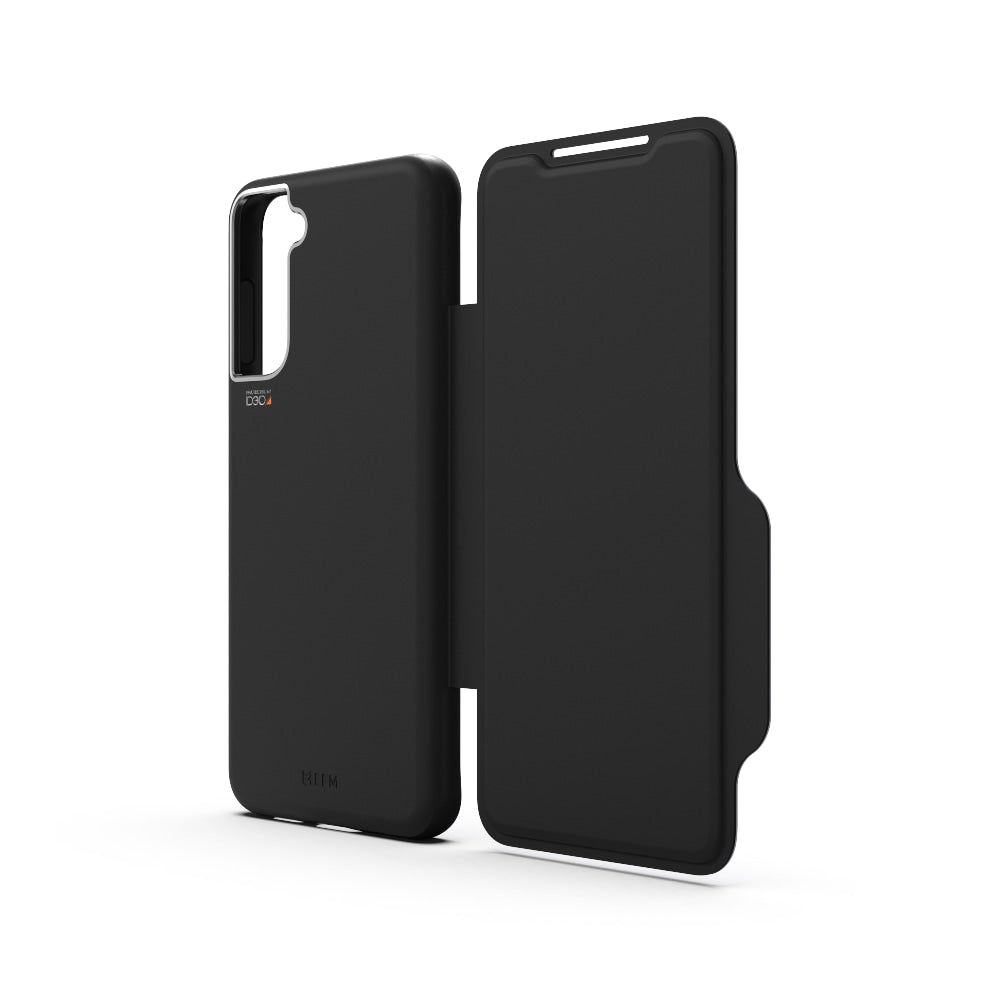 EFM Monaco Case Armour with D3O Signal Plus For Samsung Galaxy S21+ 5G - Black/Space Grey-Black / Space Grey