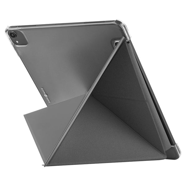 Case-Mate Multi Stand Folio Case For iPad 10.2" (7th/8th/9th gen) - Light Grey-Clear / Grey