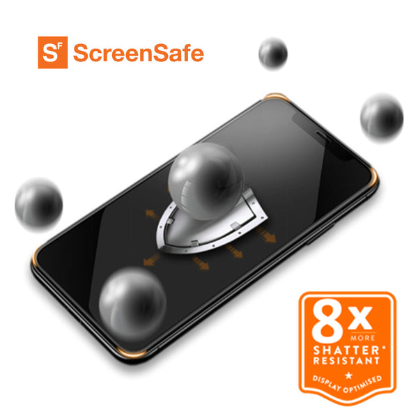 EFM ScreenSafe with D3O Screen Armour For iPad Pro 12.9-Clear / Black