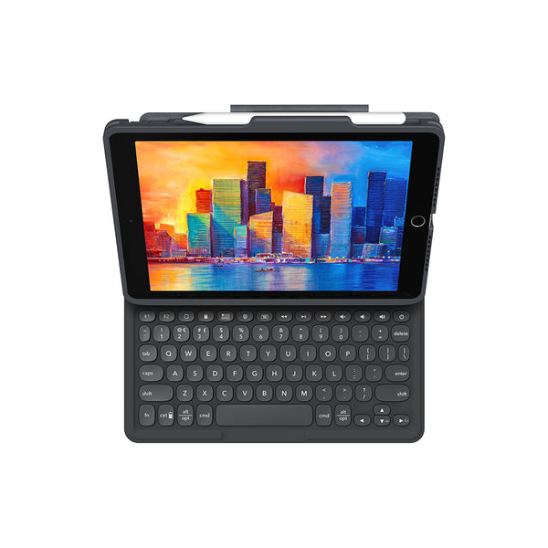 Zagg Pro Keys Wireless Keyboard and Detachable Case For iPad 10.2 (7th/8th Gen)-Black / Slate Grey