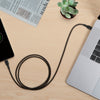 Belkin BoostCharge USB-C to USB-C Braided 1M Cable  Universally compatible - Black-Black