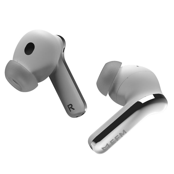 EFM TWS Seattle Hybrid ANC Earbuds With Wireless Charging & IP65 Rating-White