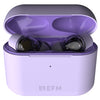 EFM TWS Atlanta Earbuds With Dual Drivers and Wireless Charging-Purple