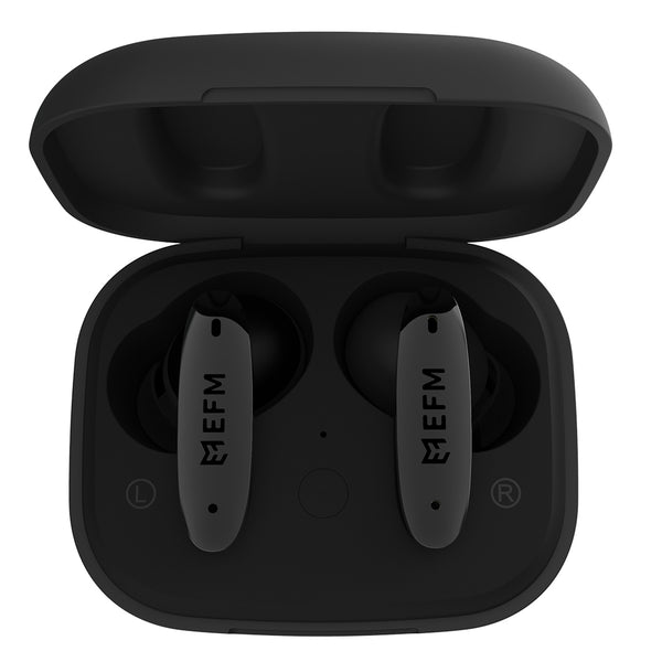 EFM TWS Nashville ANC Earbuds With Wireless Charging & IPX4 Rating-Black