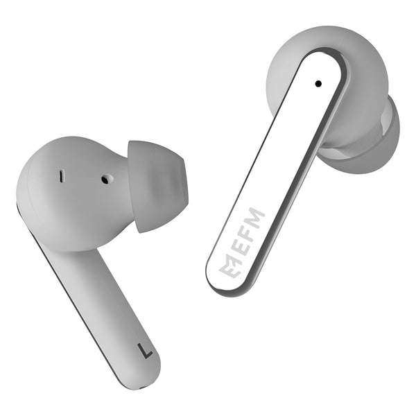 EFM TWS Detroit Earbuds With Wireless Charging-White