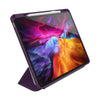 EFM Aspen Folio Case Armour with D3O & ELeather Suits iPad 10.2 - Purple-Purple