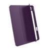 EFM Aspen Folio Case Armour with D3O & ELeather Suits iPad 10.2 - Purple-Purple