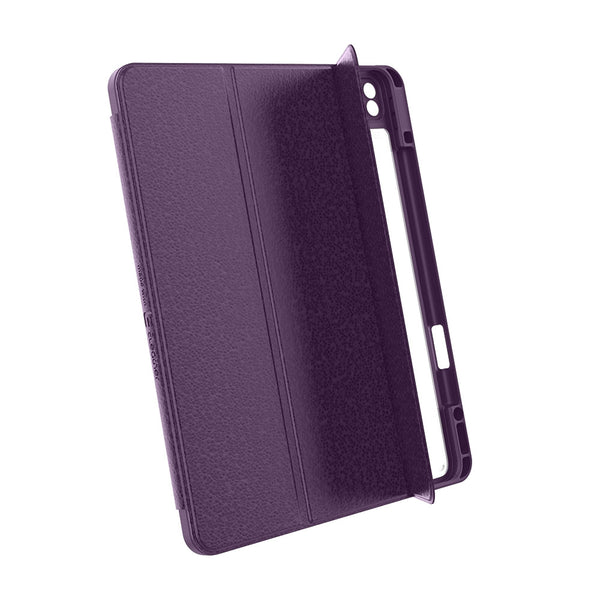 EFM Aspen Folio Case Armour with D3O & ELeather Suits iPad Pro 11 - Purple-Purple