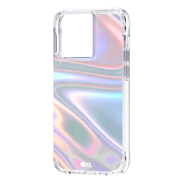 Case-Mate Soap Bubble Case Antimicrobial For iPhone 13 Pro (6.1" Pro)-Iridescent