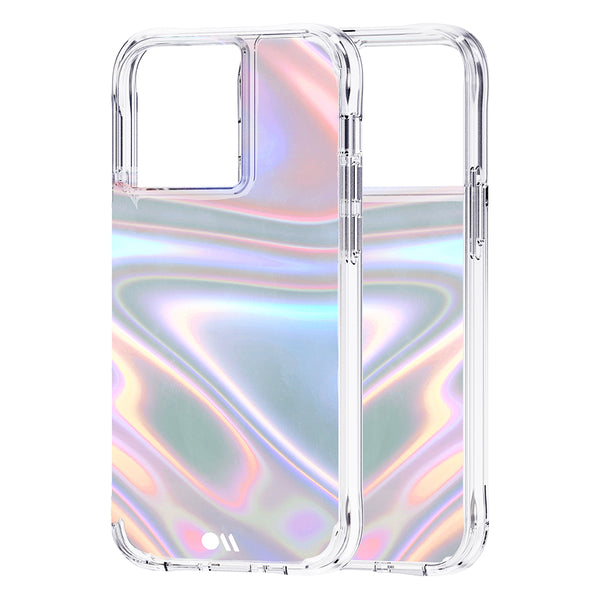 Case-Mate Soap Bubble Case Antimicrobial For iPhone 13 Pro (6.1" Pro)-Iridescent