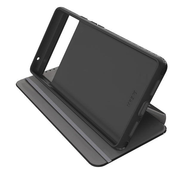 EFM Miami Wallet Case Armour with D3O  For Google Pixel 6 - Smoke Black-Black / Grey