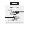 Mophie Tri-Tip Cable 1M - White-White