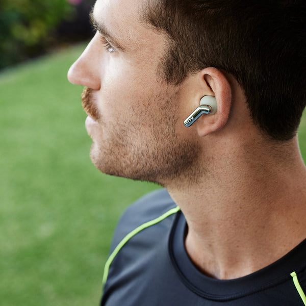 EFM TWS Seattle Hybrid ANC Earbuds With Wireless Charging & IP65 Rating-Sage / Teal
