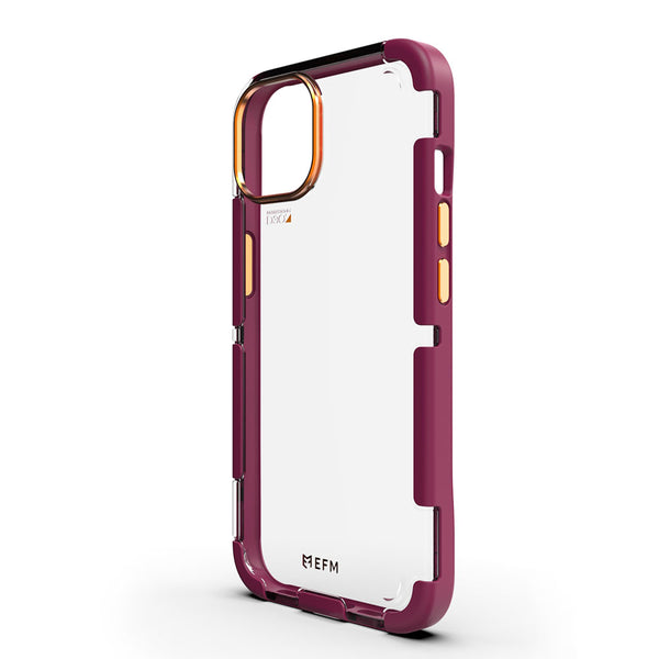 EFM Cayman Case Armour with D3O 5G Signal Plus For iPhone 13 (6.1") - Red Velvet-Red Velvet