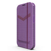EFM Miami Leather Wallet Case Armour with D3O  For iPhone 13 Pro Max (6.7")-Violet