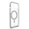 EFM Zurich Flux Case Armour Compatible with MagSafe For iPhone 13 mini (5.4") - Frost Clear-Clear