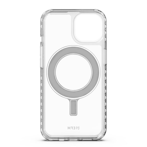 EFM Zurich Flux Case Armour Compatible with MagSafe For iPhone 13 mini (5.4") - Frost Clear-Clear