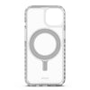 EFM Zurich Flux Case Armour Compatible with MagSafe For iPhone 13 mini (5.4") - Frost Clear-Clear