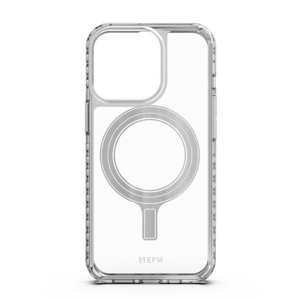 EFM Zurich Flux Case Armour Compatible with MagSafe For iPhone 13 Pro Max (6.7") - Frost Clear-Clear