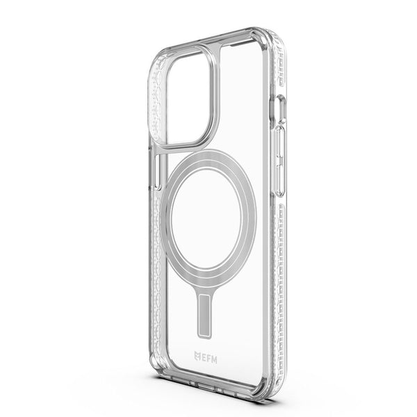 EFM Zurich Flux Case Armour Compatible with MagSafe For iPhone 13 Pro Max (6.7") - Frost Clear-Clear