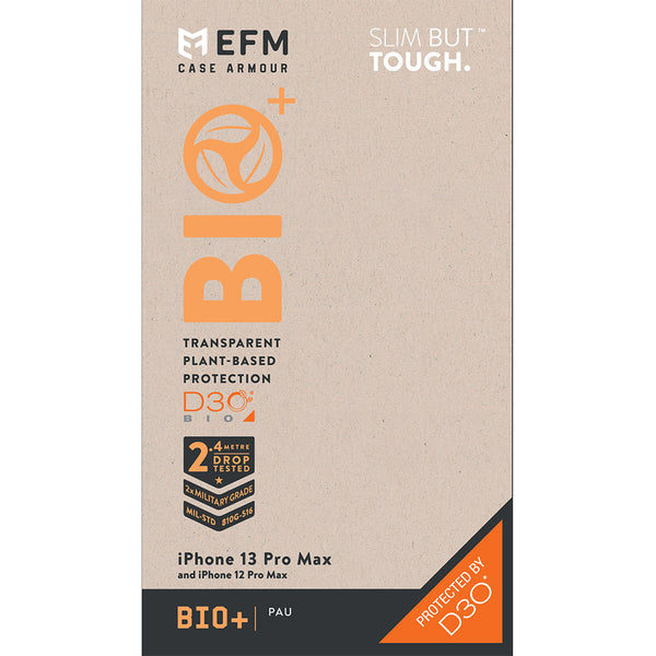 EFM Bio+ Case Armour with D3O Bio For iPhone 13 Pro Max (6.7") - Pau-Pau