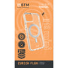 EFM Zurich Flux Case Armour Compatible with MagSafe For iPhone 13 mini (5.4") - Frost Clear-Clear