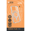 EFM Zurich Flux Case Armour Compatible with MagSafe For iPhone 13 Pro (6.1" Pro) - Frost Clear-Clear