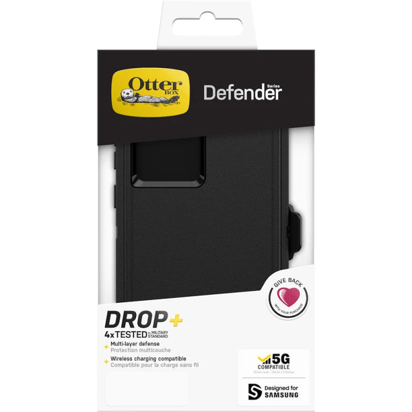 For Samsung Galaxy S22 Ultra (6.8) Otterbox Defender Case - Black