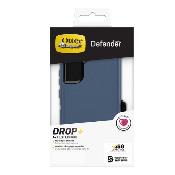 Otterbox Defender Case For Samsung Galaxy S22 (6.1) - Fort Blue-Blue