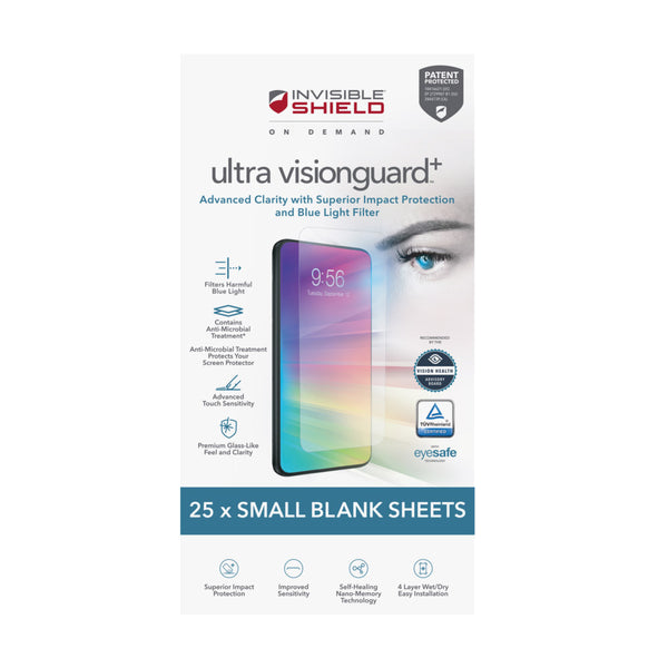 InvisibleShield ISOD-FM Ultra VG Plus 4 Layer-Small-25PK-FG-Clear