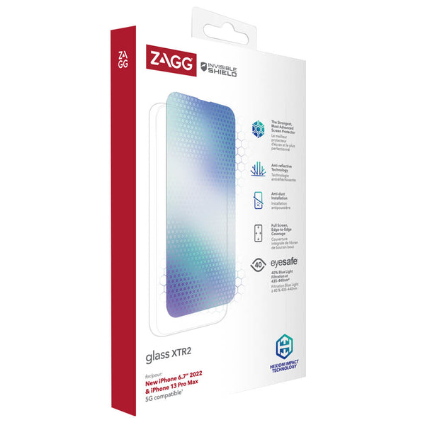 Invisible Shield XTR AM Screen Protector For iPhone 13 Pro Max (6.7")/iPhone 14 Plus (6.7")-Clear
