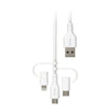 EFM USB-A 3-in-1 Cable Universal Application with 2M Length-White