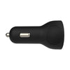 EFM 60W Dual Port Car Charger With Power Delivery and PPS -Black