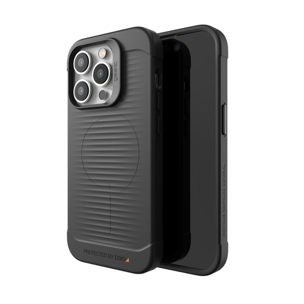 Gear4 Havana Snap Case For iPhone 14 Pro (6.1") - Black-Black