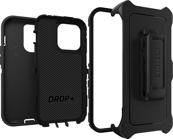 Otterbox Defender Case For iPhone 14 Pro (6.1")-Black / Black