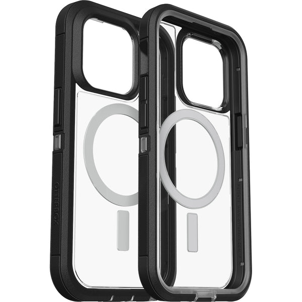 OT Defender XT Clear MagSafe Case For iPhone 14 Pro (6.1") - Black Crystal-Clear / Black