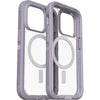 For iPhone 14 Pro (6.1") Otterbox Defender XT Clear MagSafe Case- Lavender Sky-Clear / White