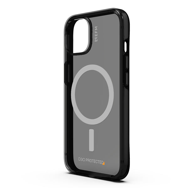 EFM Alta Case Armour with D3O Crystalex For iPhone 13 (6.1")/iPhone 14 (6.1")-Smoke / Black