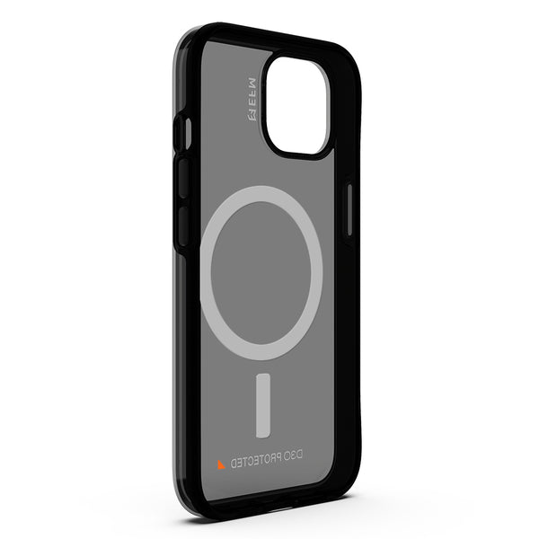 EFM Alta Case Armour with D3O Crystalex For iPhone 13 (6.1")/iPhone 14 (6.1")-Smoke / Black
