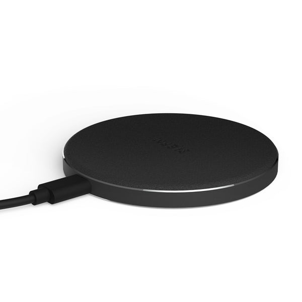 EFM 15W ELeather Wireless Charger Pad With 20W Wall Charger-Black