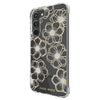 Case-Mate Floral Gems Antimicrobial Case For Samsung Galaxy S23+-Clear/ Gold