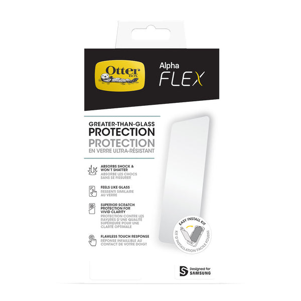 OtterBox Alpha Flex Antimicrobial Screen Protector For Samsung Galaxy S23-Clear