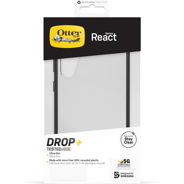 Otterbox React Case For Samsung Galaxy S23+-Clear / Black