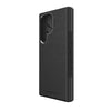 EFM Monaco Case Armour with ELeather and D3O 5G Signal Plus Technology For Samsung Galaxy S23 Ultra - Black/Space Grey-Black / Space Grey