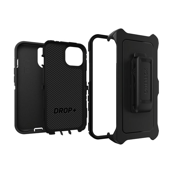 Otterbox Defender Case For iPhone 15 - Black-Black