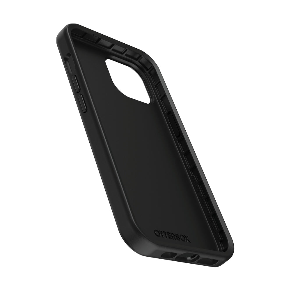Otterbox Symmetry Case For iPhone 15/14/13 - Black-Black (No Retail Packaging)